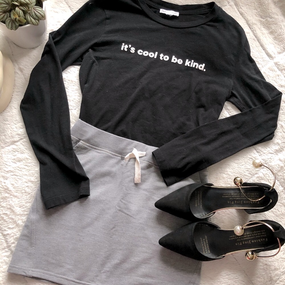 Bench grey mini skirt